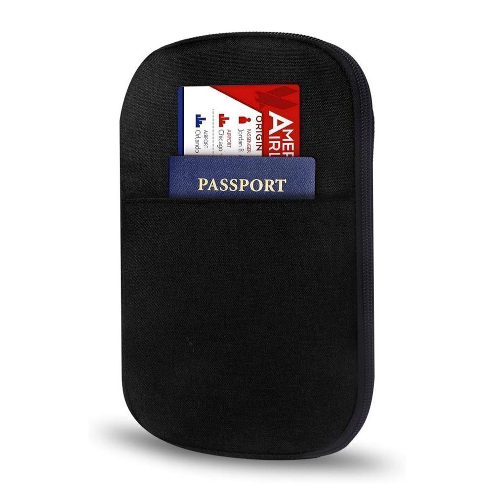 Passport Wallets, Multipupose RFID Blocking Travel Wallet Document Organizer Bag